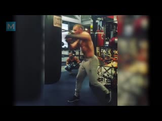 Conor mcgregor training for nate diaz muscle madness
