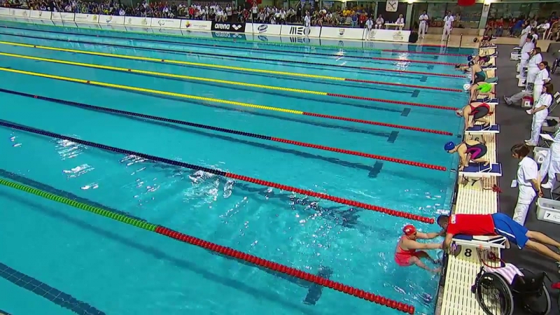 Womens 100m breaststroke sb6 final 2016 ipc swimming european open championships funchal