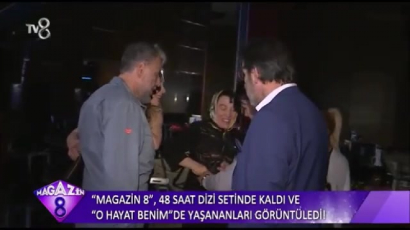 O hayat benim dizisi kamera arkası röportajları magazin 8