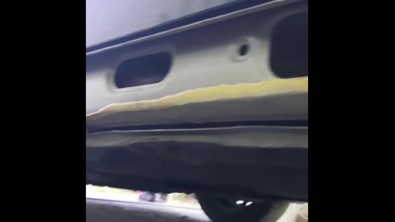 Сварочные работы, покраска с антигравием в цвет кузова