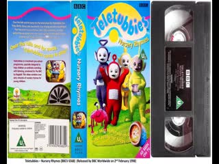 Teletubbies nursery rhymes (bbcv 6568) and favourite things (bbcv 6514) 1998 uk vhs