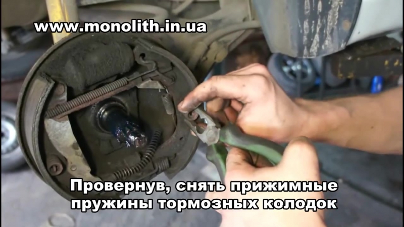 Matiz замена задних тормозных колодок матиз