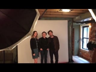 Rob, claire denis and mia goth at 'high life' press junket