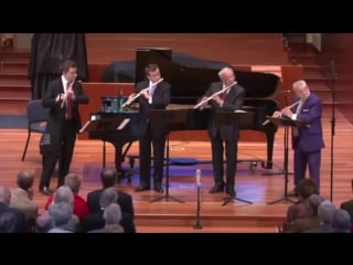 Sir james galway reicha sinfonico for 4 flutes (part 1)