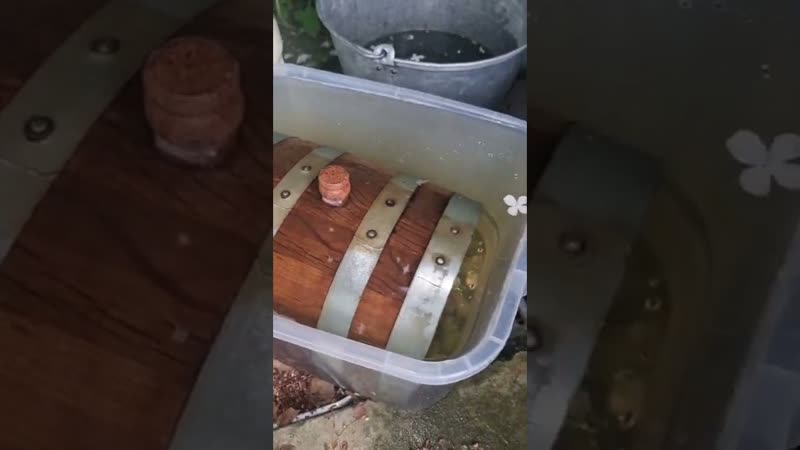 Как спасти дубовую бочку?! что делать если ваша дубовая бочка рассохлась