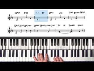 Pianogroove lesson 10 when i fall in love tutorial