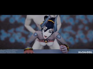 Mercy (devil) x behind sex; doggystyle; vaginal fucked; oral sex; minet; blowjob; cumshot 3d sex porno hentai [overwatch]