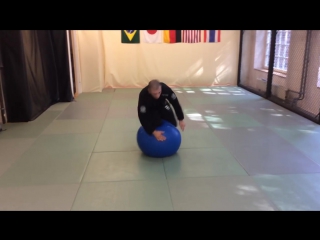 Basic balance passing drills for bjj physio ball