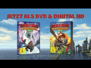 Dragons auf zu neuen ufern vol 1 und 2׃ dvd und digital hd trailer