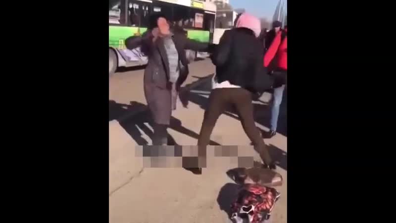 Замес с бомжихой