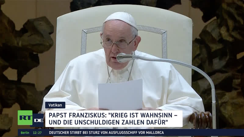 Ukrainischer botschafter im vatikan und ukrainischer aussenminister kritisieren papst