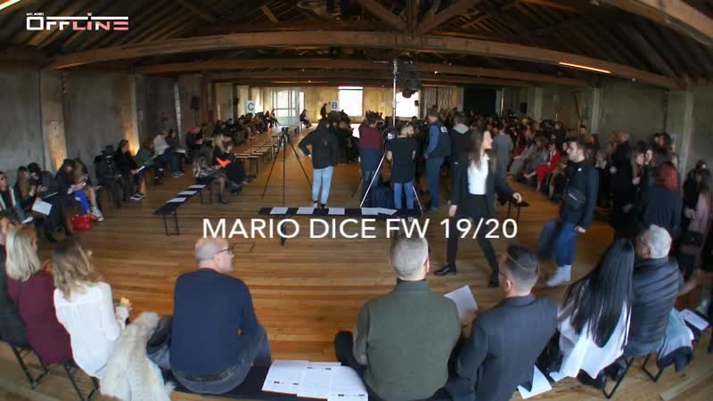 Valeria v mario dice runway show fw 19/20 milano