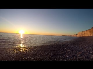 Sunset over la manche
