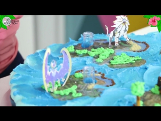 V2 pokémon cupcake cake smoking volcanos the islands of alola pokemon sun moon