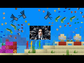 Анимация против minecraft короткие видео (эпизод 11 13) реакция на alan becker (алан беккер)
