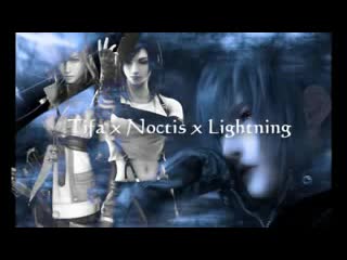 Ff crossover collab [[tifa x noctis x lightning]]