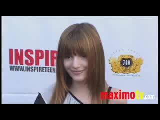 Bella thorne (big love) at "inspire a little love" event april 16, 2010