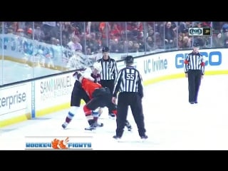 Nikita zadorov vs josh manson on 01 19 2017