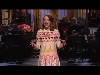 Emma stone high school monologue snl