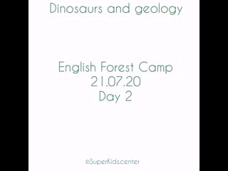 Dinosaurs and geology day 2