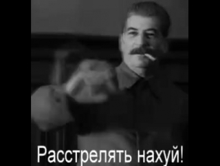 Расстрелять нахуй