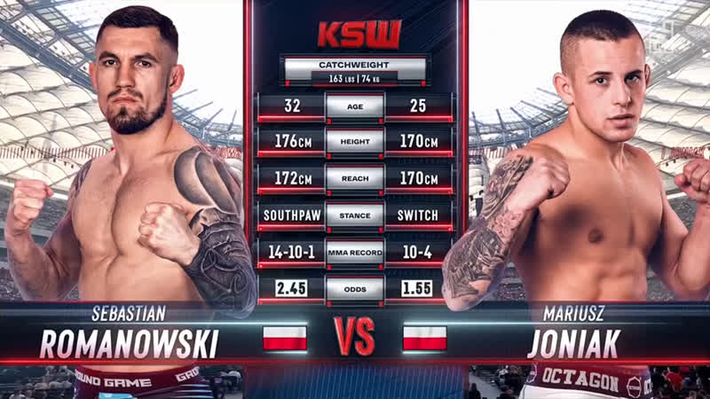 Ksw 83 sebastian romanowski vs mariusz joniak
