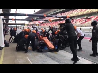 Тренироа пит стопа седьмой день в барселоне 8 марта 2018