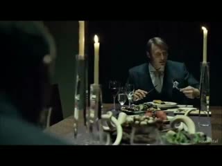 Hannibal but with anime girl sounds when he eats