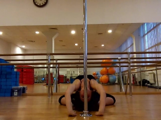 *naja haje* pole stretching проработка поперечного шпагата и спины