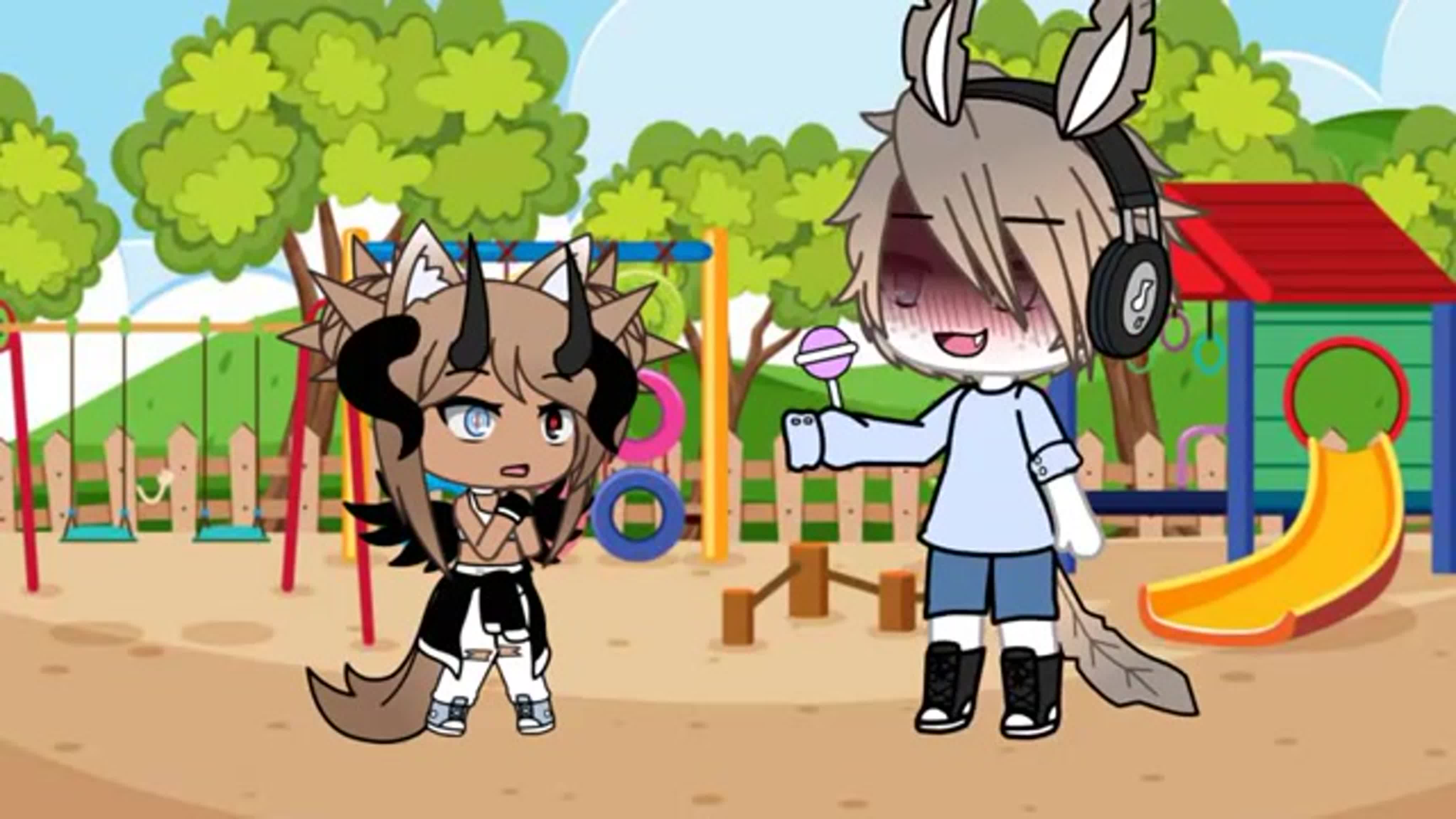 Конфетка 18+ клип гача лайф gacha life