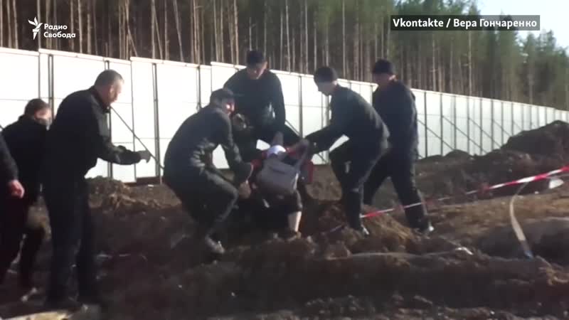 Чоповцы избили противников строительства свалки в шиесе видеорепортаж