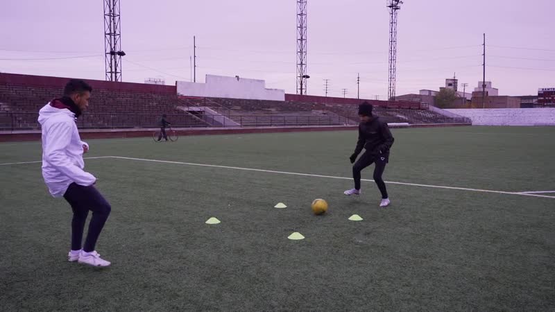 Partner soccer drills passing and receiving тdribbling shooting
