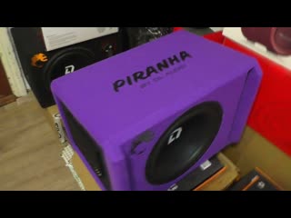 Активный сабвуфер piranha 12a purple