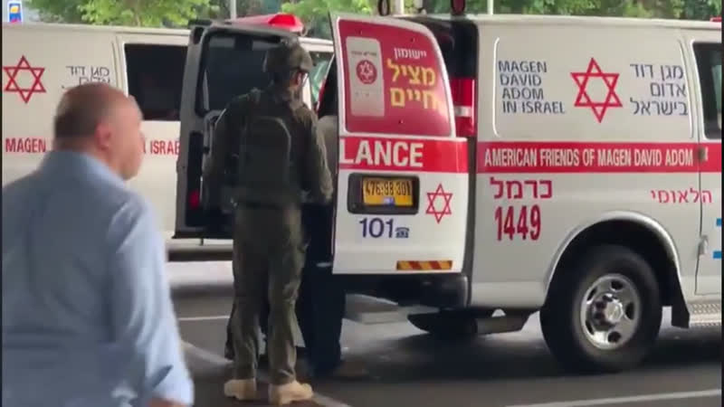 Инсценироа госпитализации военнослужащего цахала