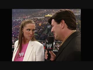 Wwe vengeance 2002 stephanie mcmahon and eric bischoff rival for the contract of triple h