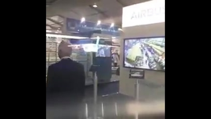 Экспозиция airbus на farnborough 2018