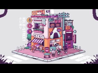 Holo street | nekomata okayu bgm 8bit by ebiebibeam