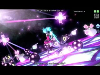 [60fps full風] sweet devil hatsune miku 初音ミク project diva arcade english lyrics romaji subtitles