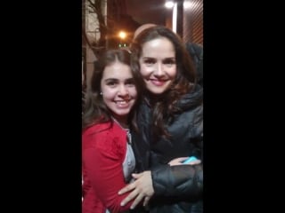 Natalia oreiro a la salida del luna park 2014