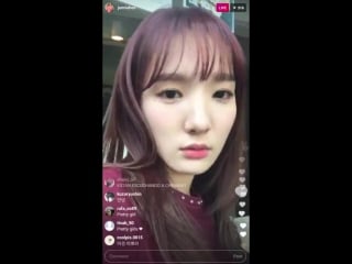 170831 minhees instagram live 01 feat hyoeun fit mobile screen with chat version