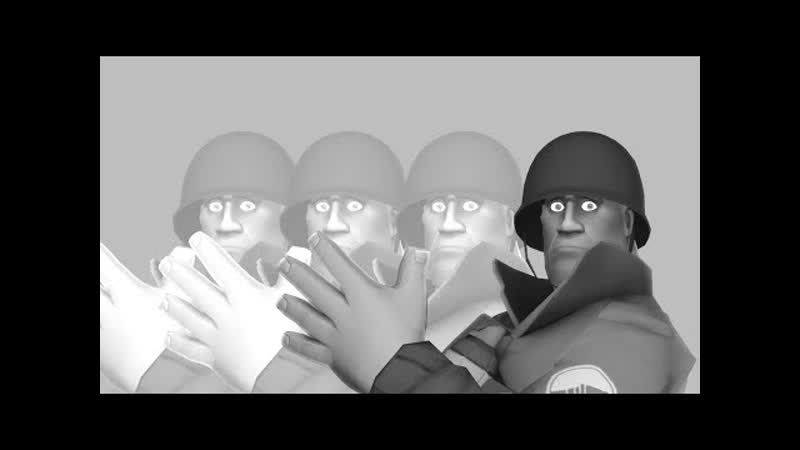 Lagtrain but its soldier from tf2