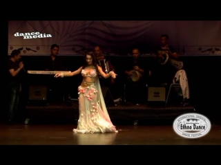 Ekaterina oleynikova with reda saad orchestra ethno dance 2015