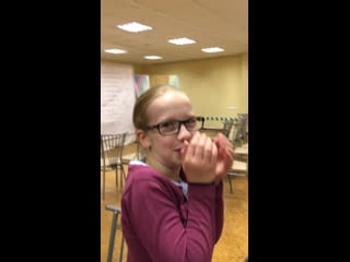 Секция «театр» разминка