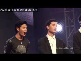 ( engsub) which kind of girl do you like krist singto