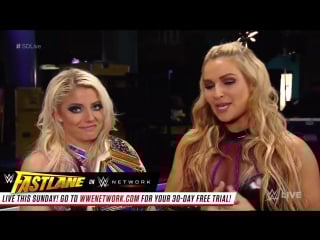 Wwe smackdown live natalya "reminisces" with alexa bliss