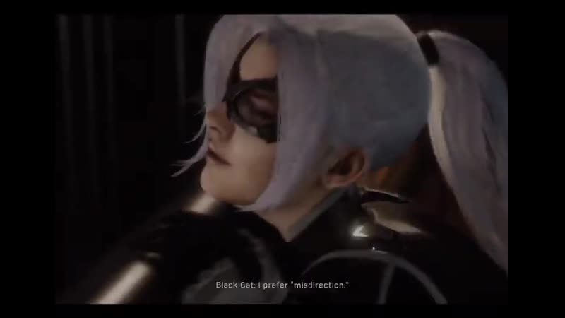 Lesbian panic | black cat (felicia hardy) | spiderman the game (2018) edit