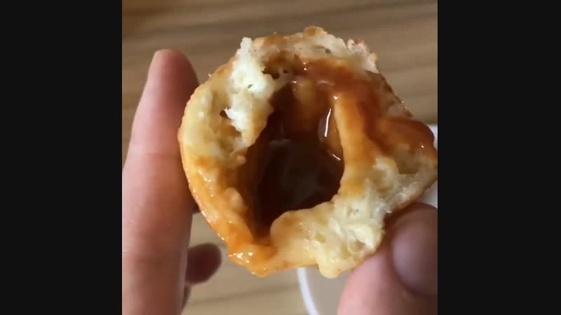 Пышки со сгущенкой