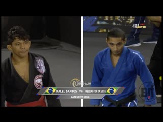 Kalel santos vs wellington da silva male / black / adult / 56kg ajp grand slam 18/01/2020