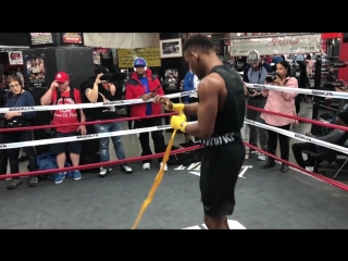 Daniel jacobs workout (highlights) with trainer andre rozier / jacobs v sulecki