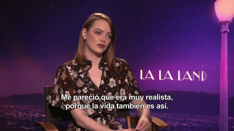 La ciudad de las estrellas la la land entrevista (emma stone) subtitulado
